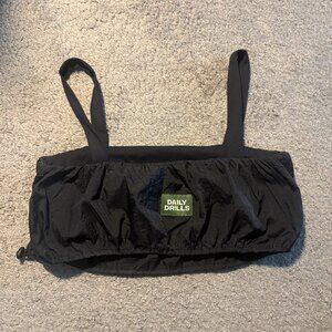 Daily Drills Bubble Bra Black Size Small